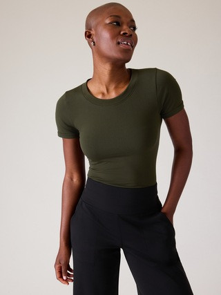 Renew Seamless Crewneck Tee | Athleta