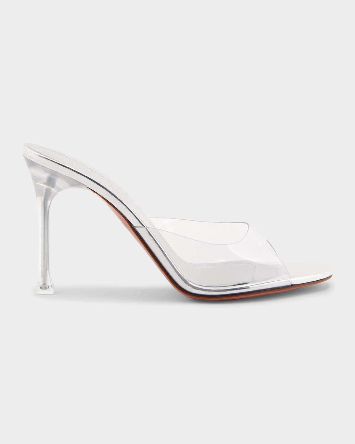 Alexa 95MM Transparent PVC Mules | Neiman Marcus