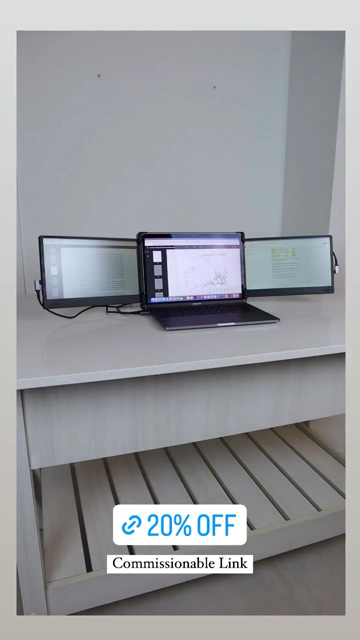 This laptop extender extends on both sides and allows you to work on multiple screens at once! 

#LTKhome #LTKsalealert #LTKunder100