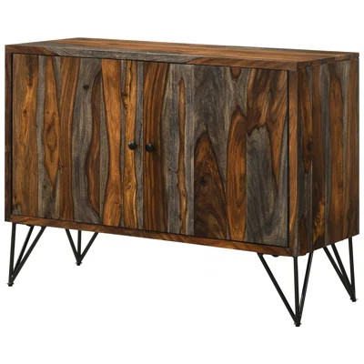 Grey Accent Cabinet With Flexible Shelf, 30 Inches High, For Book Storage In Primary Spaces Adjustable Shelf Wood Cabinet, And Versatile, 40 Wide | Wayfair North America