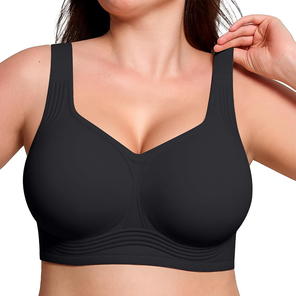 ProKloud Jelly Bras for Plus Size Women Wireless Full Coverage No Underwire | Amazon (US)