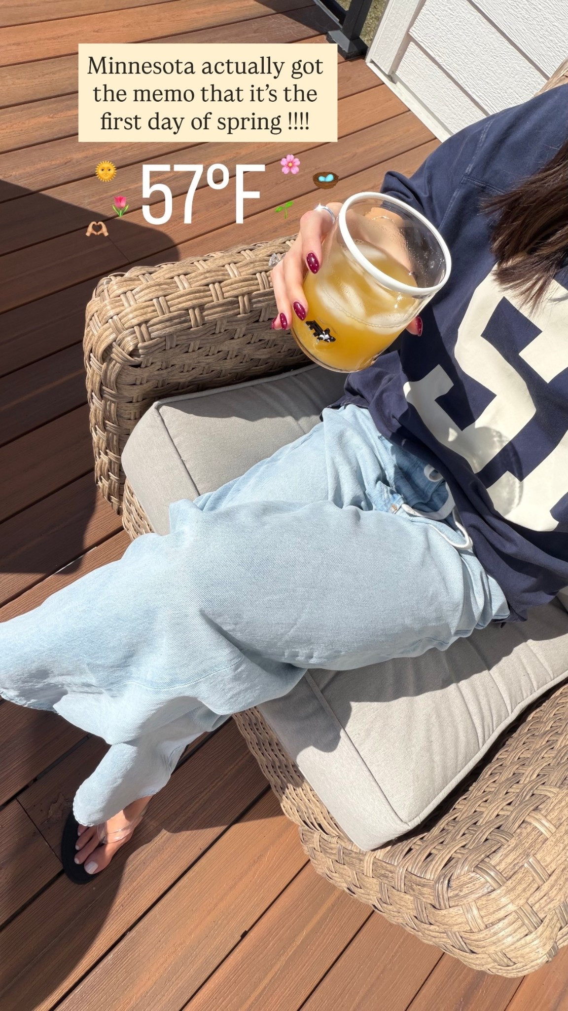 Minnesota actually got the memo that it’s the first day of spring !!!! 🌞 🌸 🌷 🌱 🪺 🫶🏼