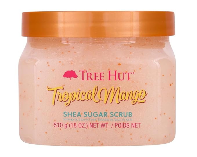 Tree Hut Tropical Mango Body Scrub, Exfoliating & Hydrating Sugar Scrub with Shea Butter & Essent... | Amazon (US)
