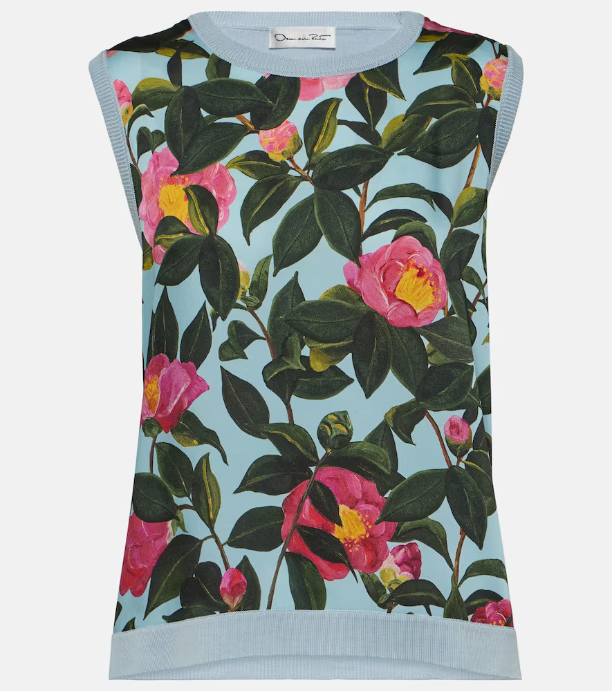 Oscar de la Renta Floral vest | Mytheresa (US/CA)