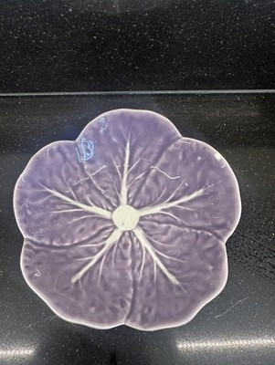 Vintage Bordallo Pinheiro Purple Cabbage Leaf Bowl Portugal 4.5 Inch RARE Read | eBay | eBay US