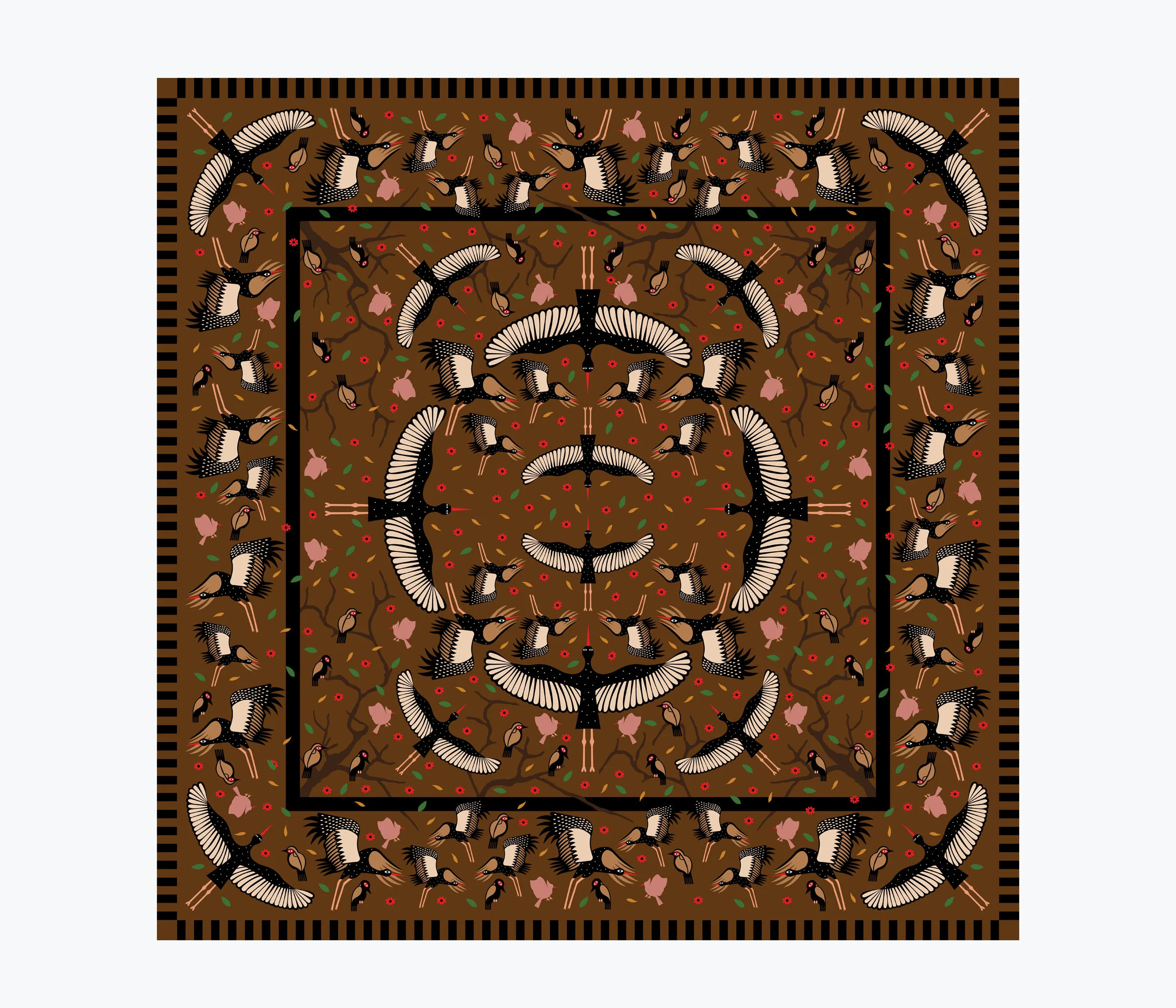 Stork Silk Blend Bandana | Frēda Salvador