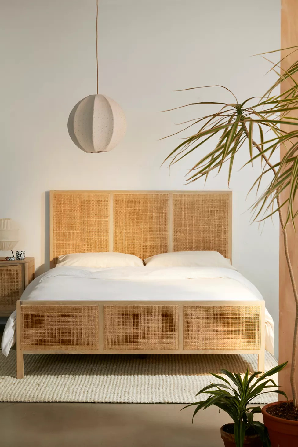 Ivy Cane Paneled Bed | Urban Outfitters (US and RoW)