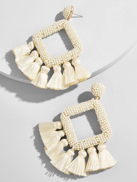 Laniyah Fringe Drop Earrings | BaubleBar (US)