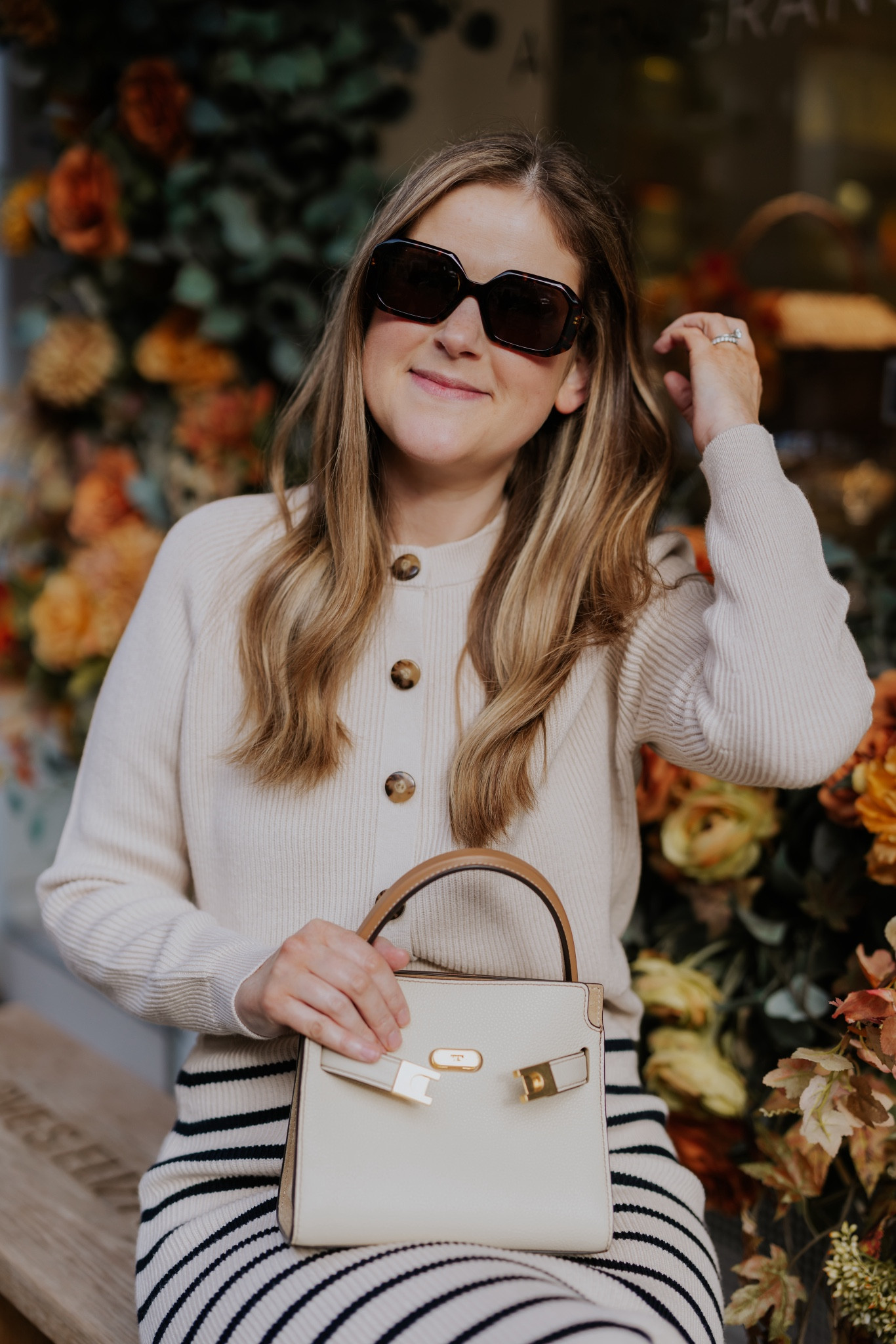 Linking a very similar sweater by the same brand as mine, Sezane. I think the only difference is the beautiful detail on the sweater that’s available now, ha. 

#LTKWorkwear