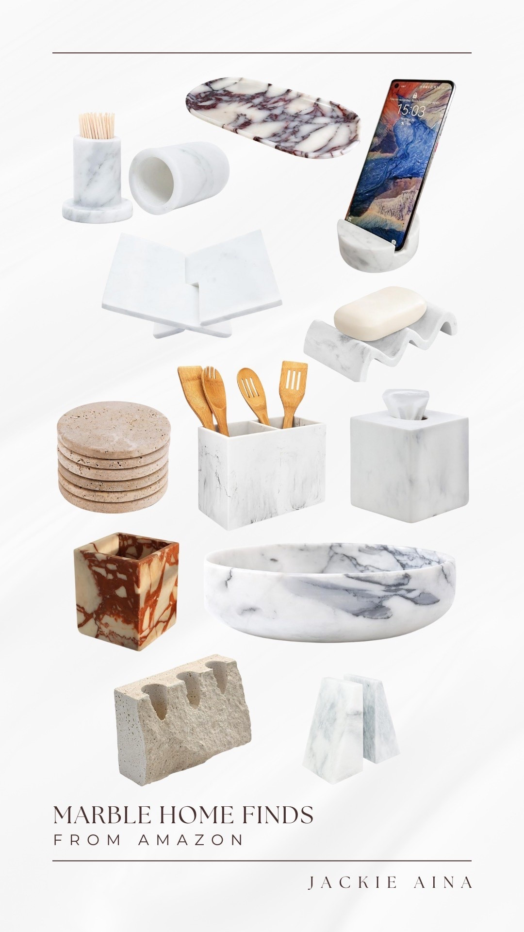 Marble home decor and accent pieces! 

#LTKHome #LTKFindsUnder50 #LTKStyleTip