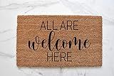 All Are Welcome Doormat, Cute Doormat, Welcome Mat, Outdoor Rug, Porch Decor, Welcome Doormat, Front | Amazon (US)