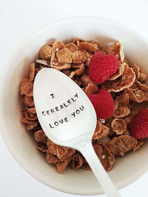 Anniversary Gift  I Cerealsly Love You Spoon  Gift for | Etsy | Etsy (US)