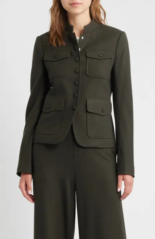 rag & bone Mercer Wool Jacket in Army at Nordstrom, Size 14 | Nordstrom