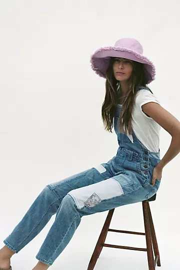 Pilcro The Wanderer Relaxed Denim Utility Overalls | Anthropologie (US)