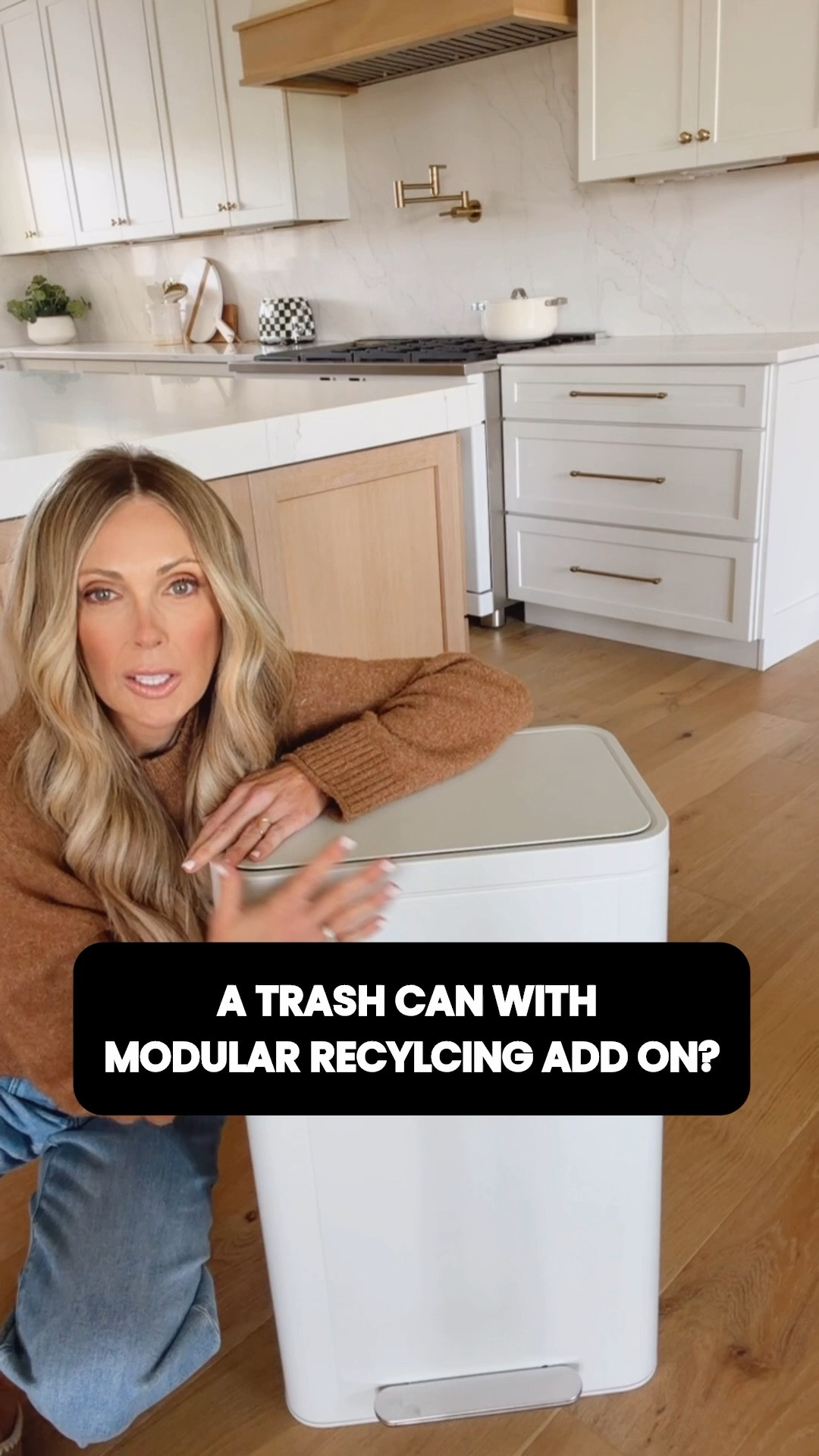 Create a design friendly waste system in your home! Get Caraway's new soft close, crevice free trash can and add on the recycling drawers for a cleaner, and pretty, waste disposal system in your home!!  Use code Jenny for 10% off anything. 

#LTKmomlife #LTKHome #LTKOver40