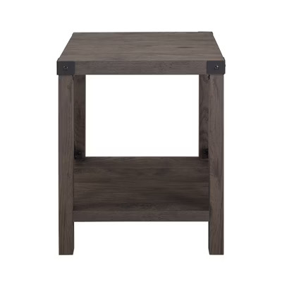 Sophie Rustic Farmhouse X Frame Side Table - Saracina Home | Target