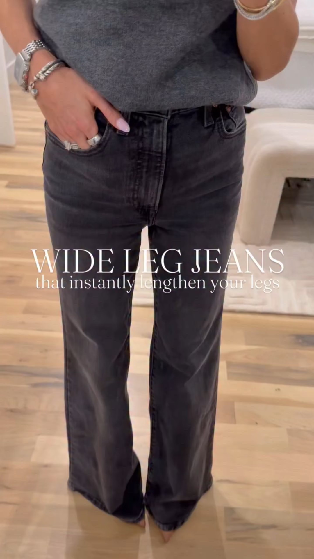 Viral jeans with good stretch, instantly lengthen your legs, and make your booty look good 🍑 I have size 24 on and they come in different wash colors. 

Petite jeans, petite friendly jeans, wide leg jeans, Levi’s jeans, Levi’s ribcage bell jeans, bell bottom jeans, shaping jeans, grey jeans 

#petitejeans#petitedenim#levisjeans#levisribcagejeans

#LTKFindsUnder100 #LTKFindsUnder50