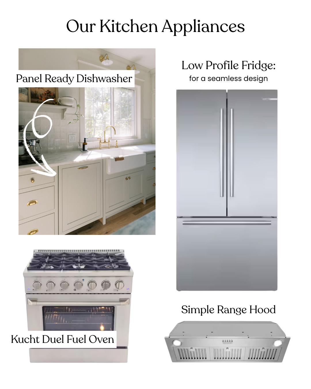 The appliances we selected for our cozy English-style kitchen!

#LTKhome #LTKkitchen #LTKappliances 

 