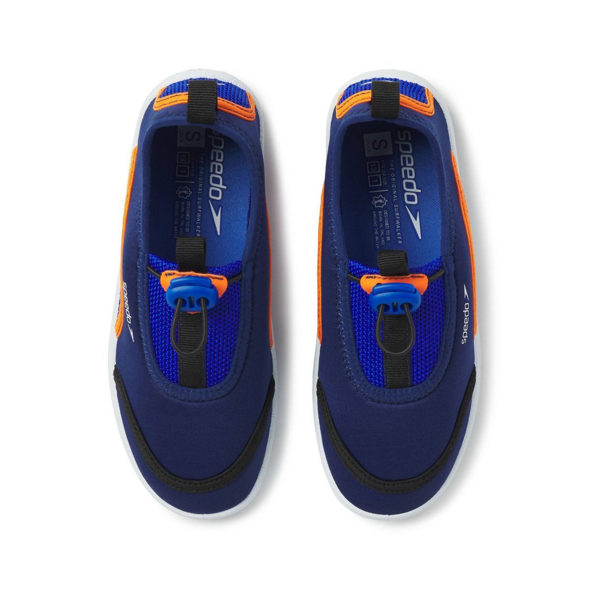Speedo Jr Surfwalker Shoes - Black/Orange/Blue S | Target
