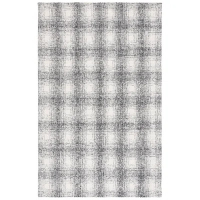 Cuda Ebony Hand Tufted Wool & Cotton Geometric Rug | Wayfair North America