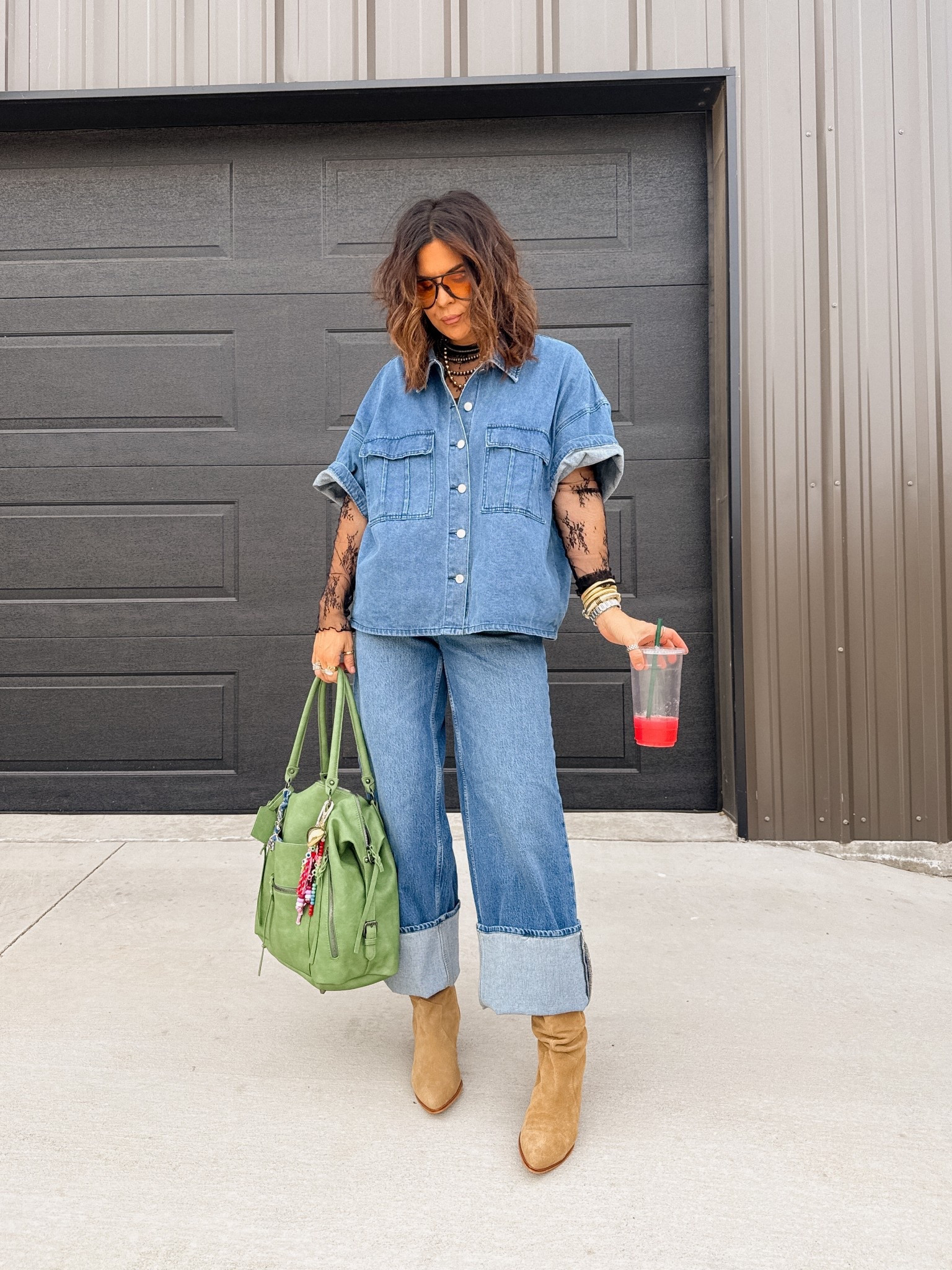 A little Pinterest Inspo look!  
I cuffed these Walmart jeans myself, but if they are OOS, I linked a BUNCH of cuffed denim!
The bag is DREAMY 😍 12/10 quality. 

Top: XL
JEAN: TTS (wearing a 10)
Boots are older, again, linked a bunch of similar styles. 


#LTKootd #LTKgrwm #LTKMidsize