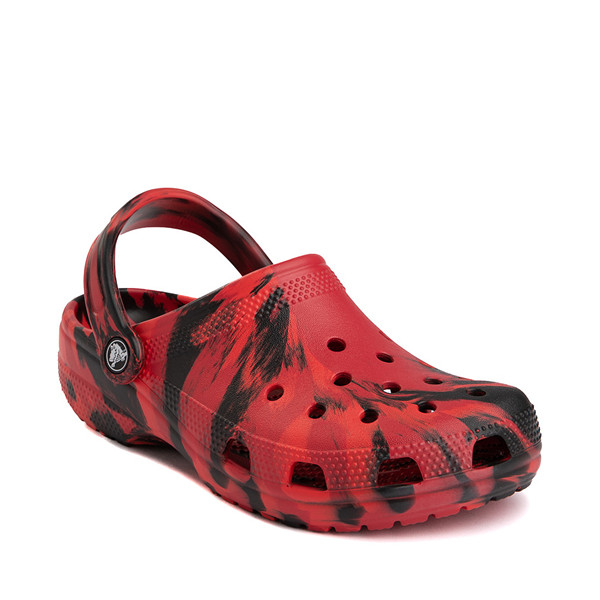 Crocs Classic Clog - Marbled Red / Black | Journeys