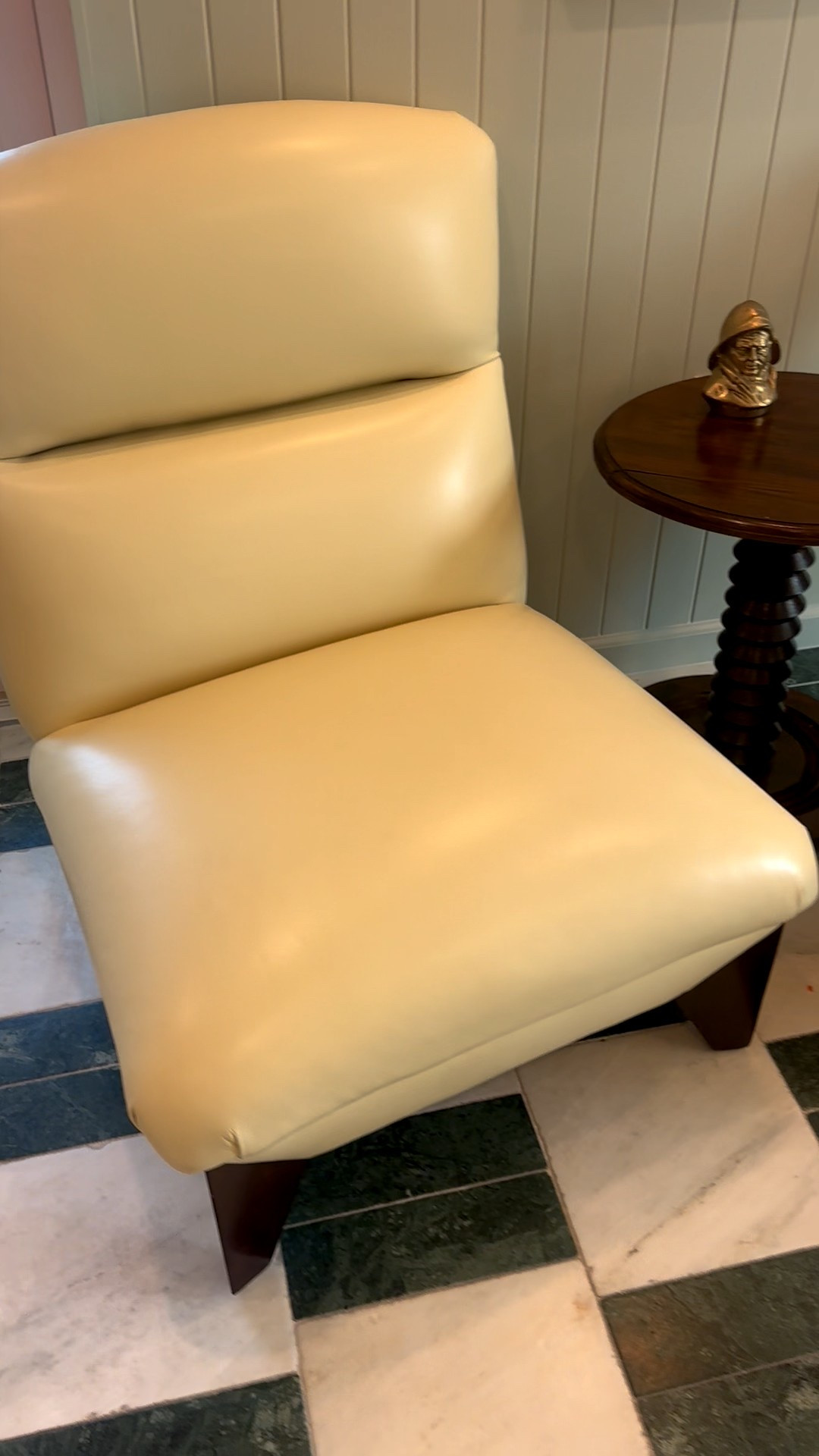 A cozy place to start a new week. #loungechair  #sidetable #art

#LTKHome