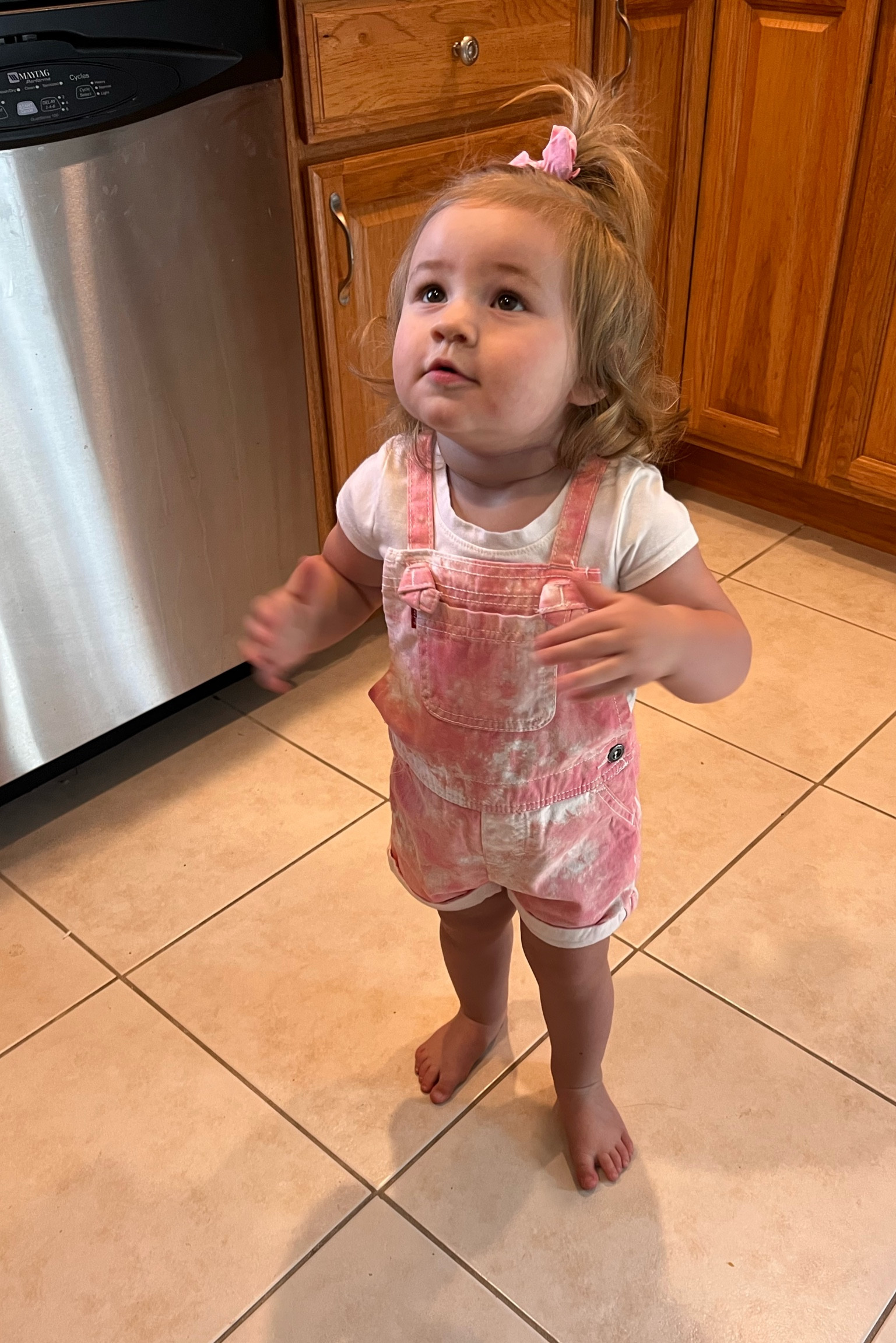The cutest toddler girl overalls. They fit her perfectly. #toddler #toddlergirl #overalls #pink #cuteclothes #babygirl #toddlergirlclothes #babygirlclothes 

#LTKfit #LTKSeasonal #LTKkids