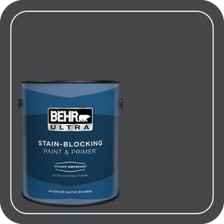 1 gal. #PPU26-23A Dark Secret Extra Durable Satin Enamel Interior Paint & Primer | The Home Depot