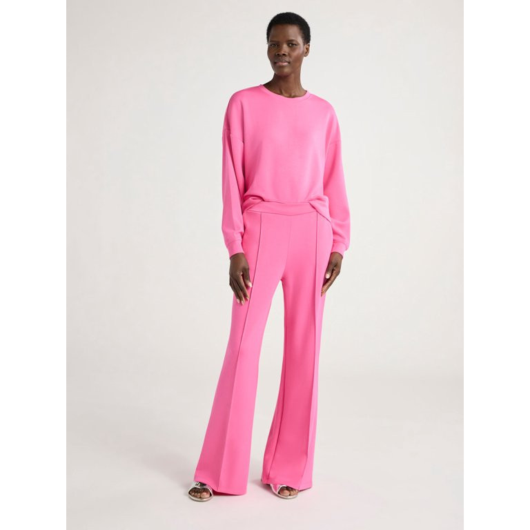 Scoop Women's and Women's Plus Ultimate ScubaKnit Trouser Pants, Sizes XS-4X | Walmart (US)