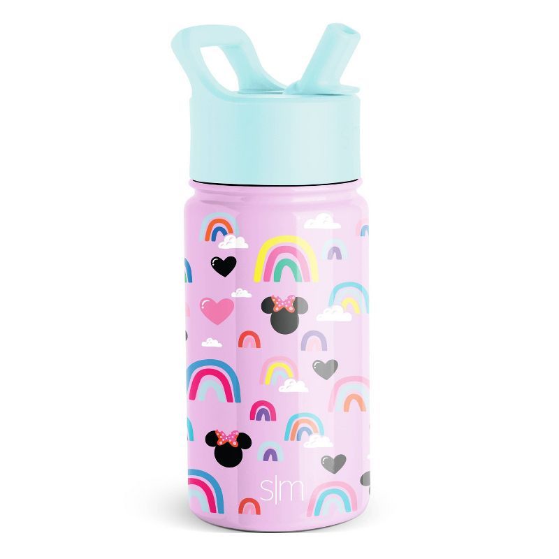 14oz Stainless Steel Summit Kids Water Bottle with Straw - Simple Modern | Target