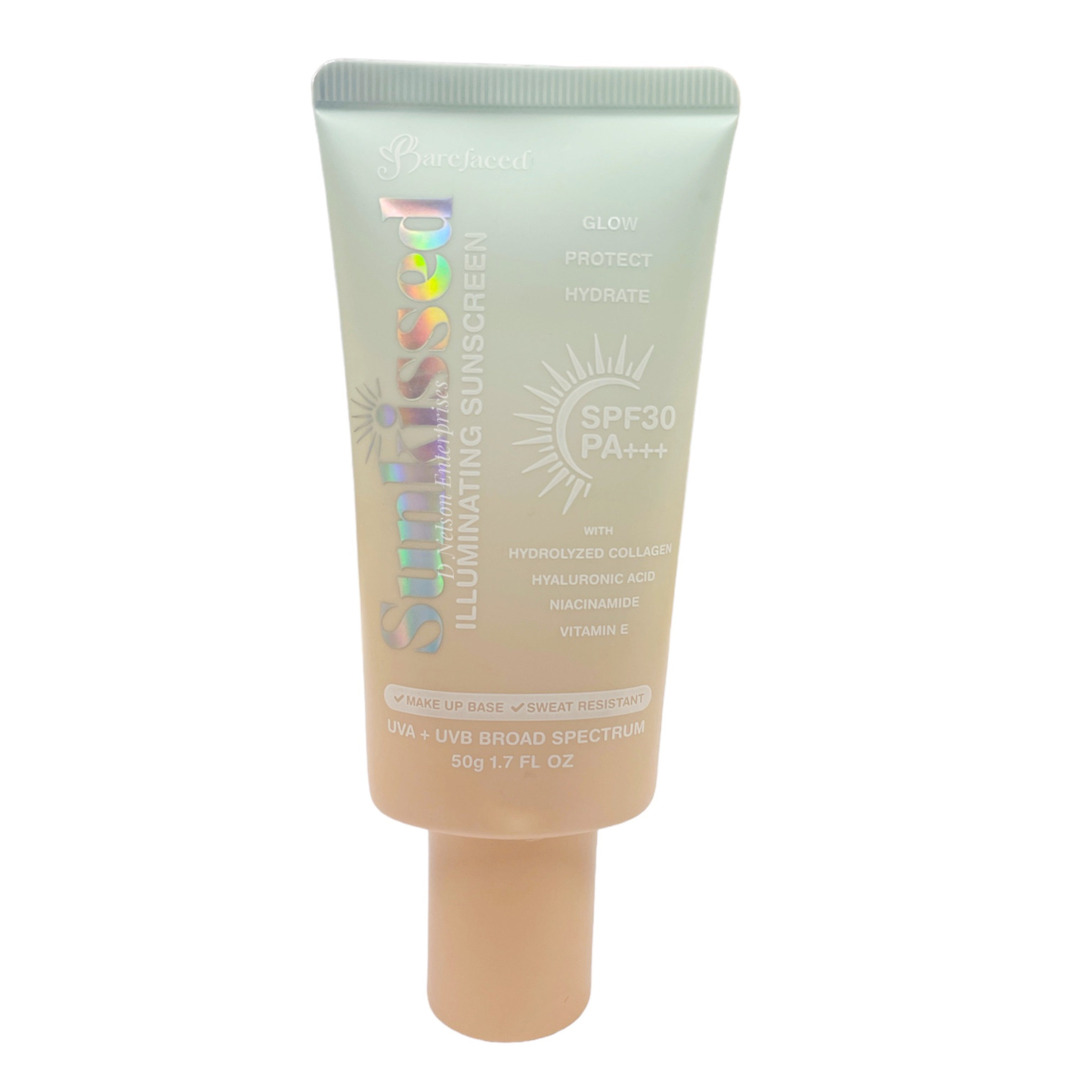 Barefaced Sunkissed Illuminating Sunscreen SPF 30 PA+++ 50g | Walmart (US)