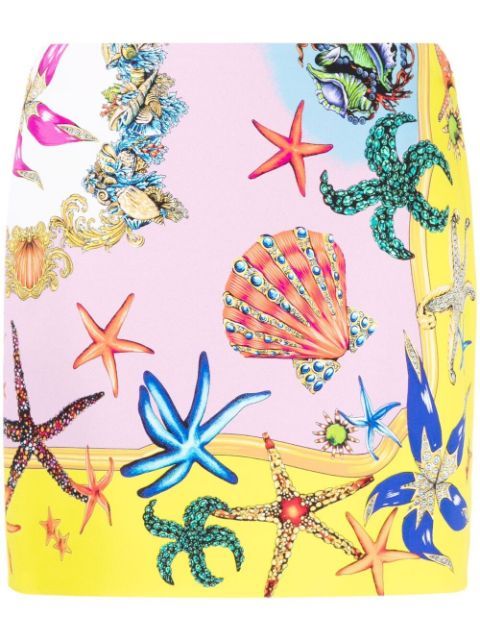 minifalda con estampado de estrellas de mar | Farfetch (RoW)