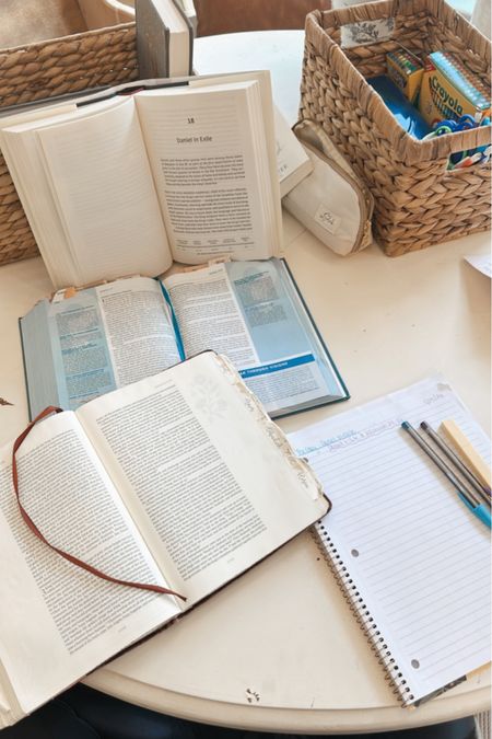 Bible study | study Bible | journaling Bible | the story | Bible study basket 

#LTKhome #LTKfamily