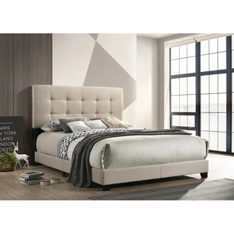 Kirzia Tufted Upholstered Standard Bed | Wayfair North America