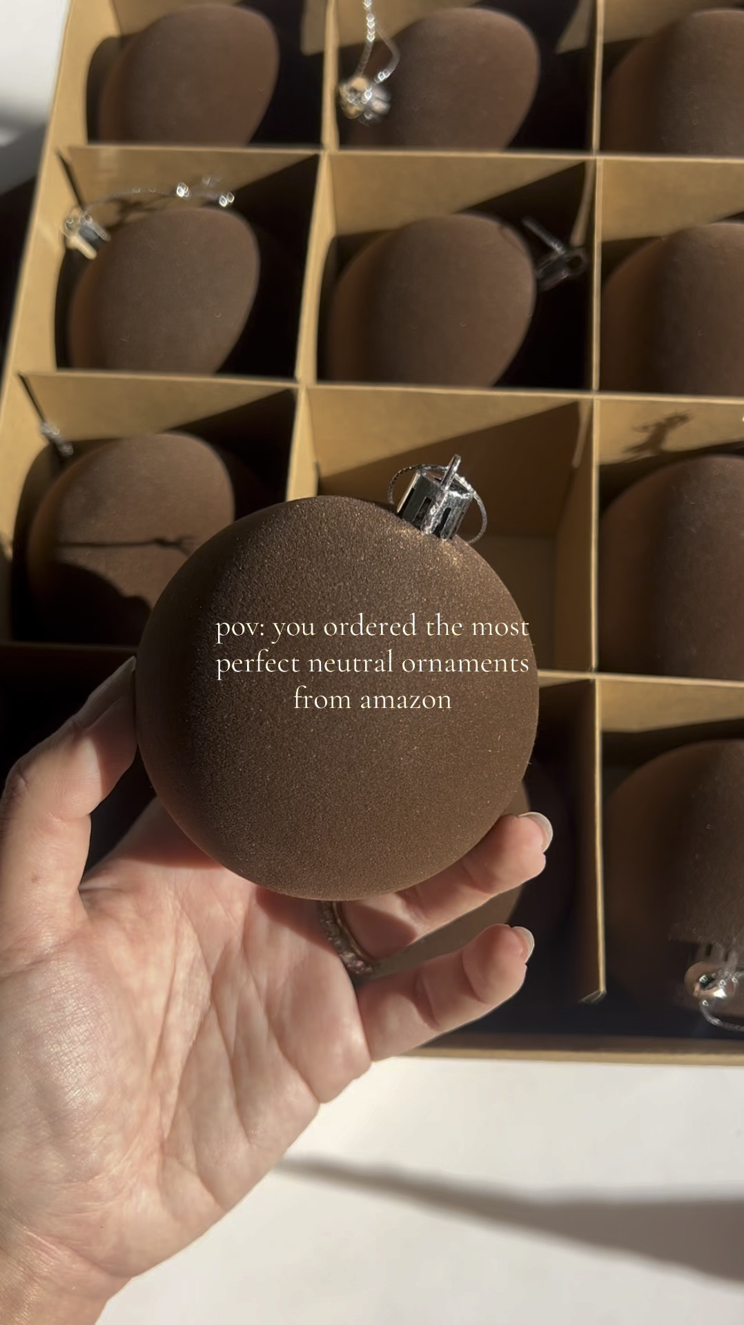 RUN because these are gonna sell out quick 🎁 #neutralchristmasdecor #christmasdecor #chriatmasornaments 