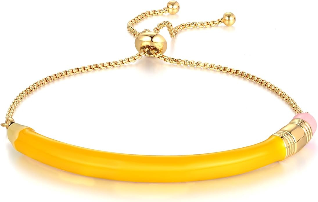 CLASSYZINT Adjustable Bracelet for Women, 14K Gold Plated Multi Layered Bangle Bracelet for Women... | Amazon (US)