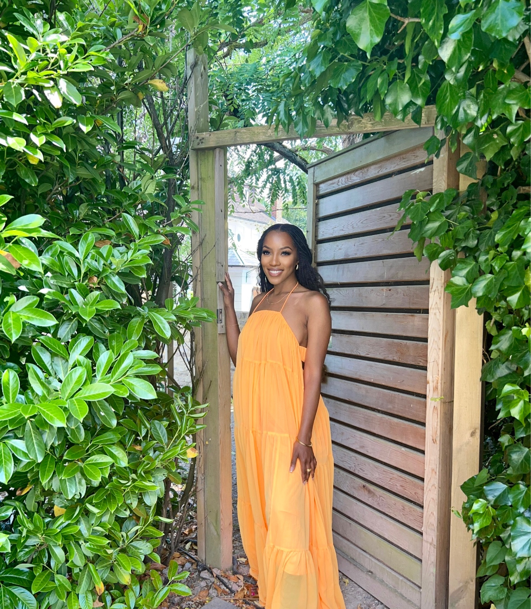 This dress is gorgeous and I don’t think the photos do it justice! Received a ton of compliments! Had a captivating feel to it when wearing it and it will have you feel gorgeously royal! It is floor-length long, with effortless movement, almost makes you look like you are gliding! I have left a review of the item in the description box too! 

#LTKSeasonal #LTKstyletip #LTKtravel