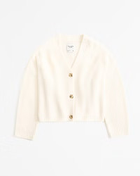 Ribbed Short Cardigan | Abercrombie & Fitch (US)