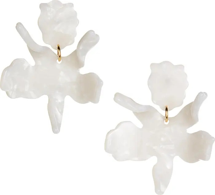 Small Paper Lily Drop Earrings | Nordstrom