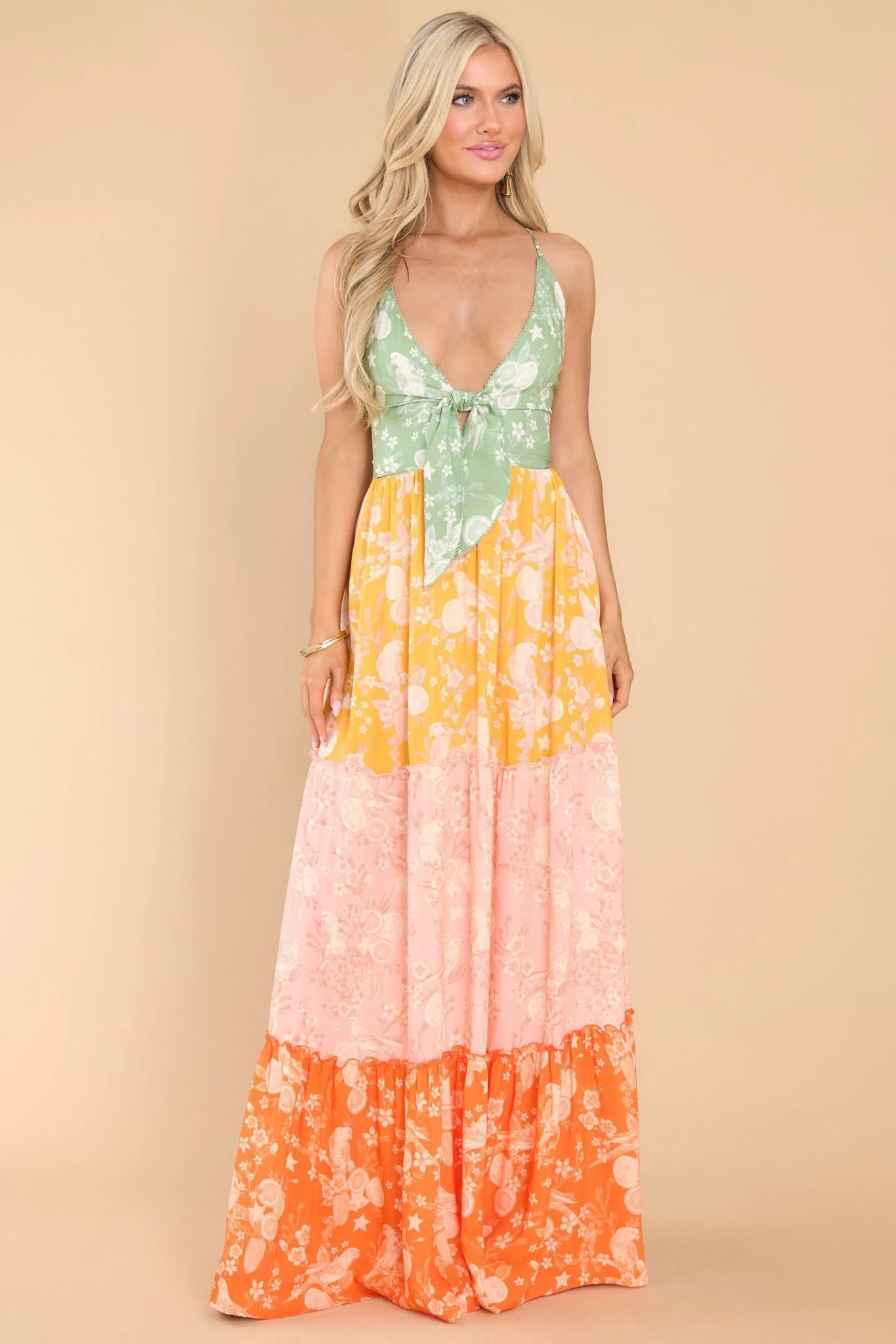 Fairy Vita Multi Dress | Red Dress 