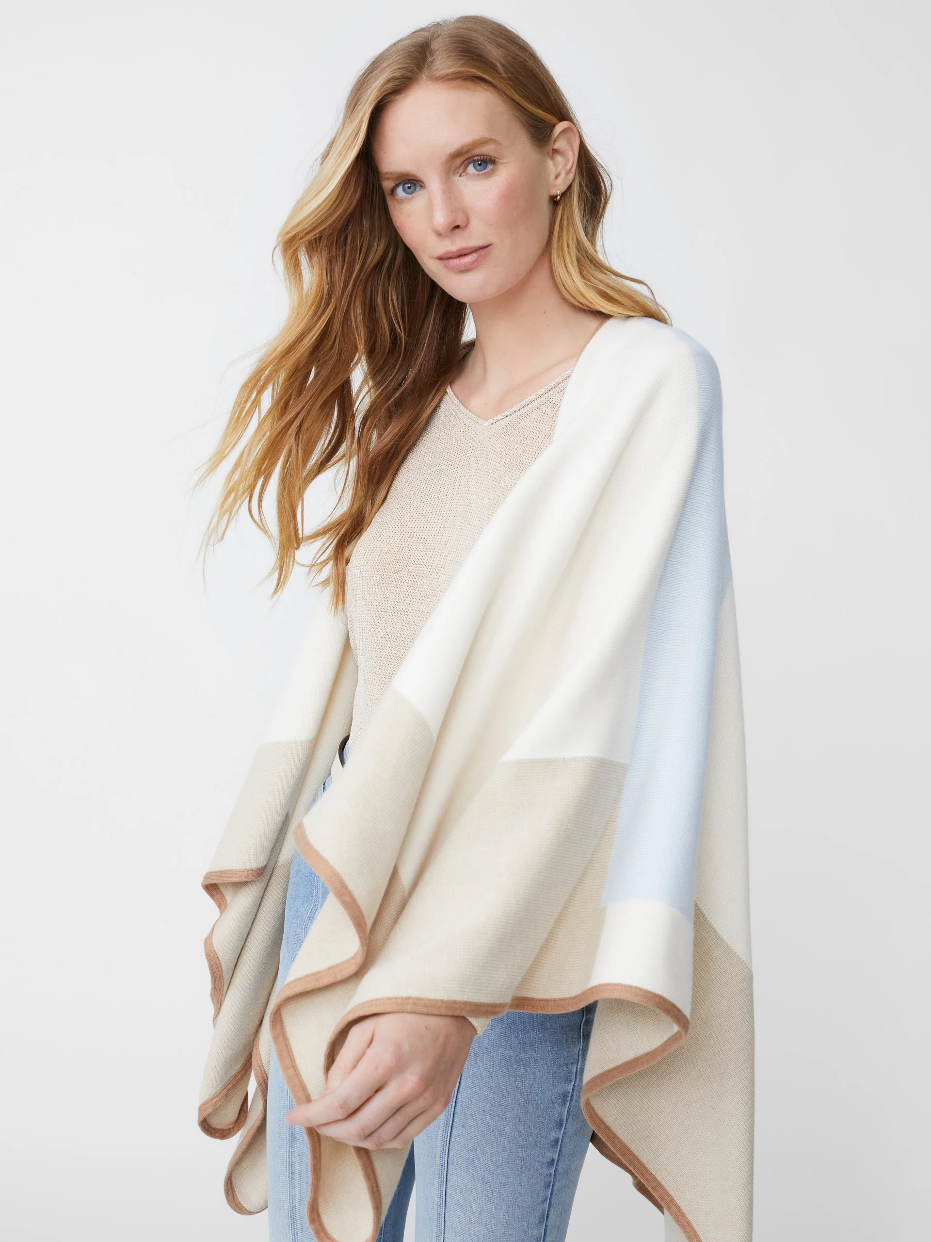 Noreen Wrap in Colorblock | J.McLaughlin