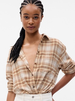 Flannel Big Shirt | Gap (US)