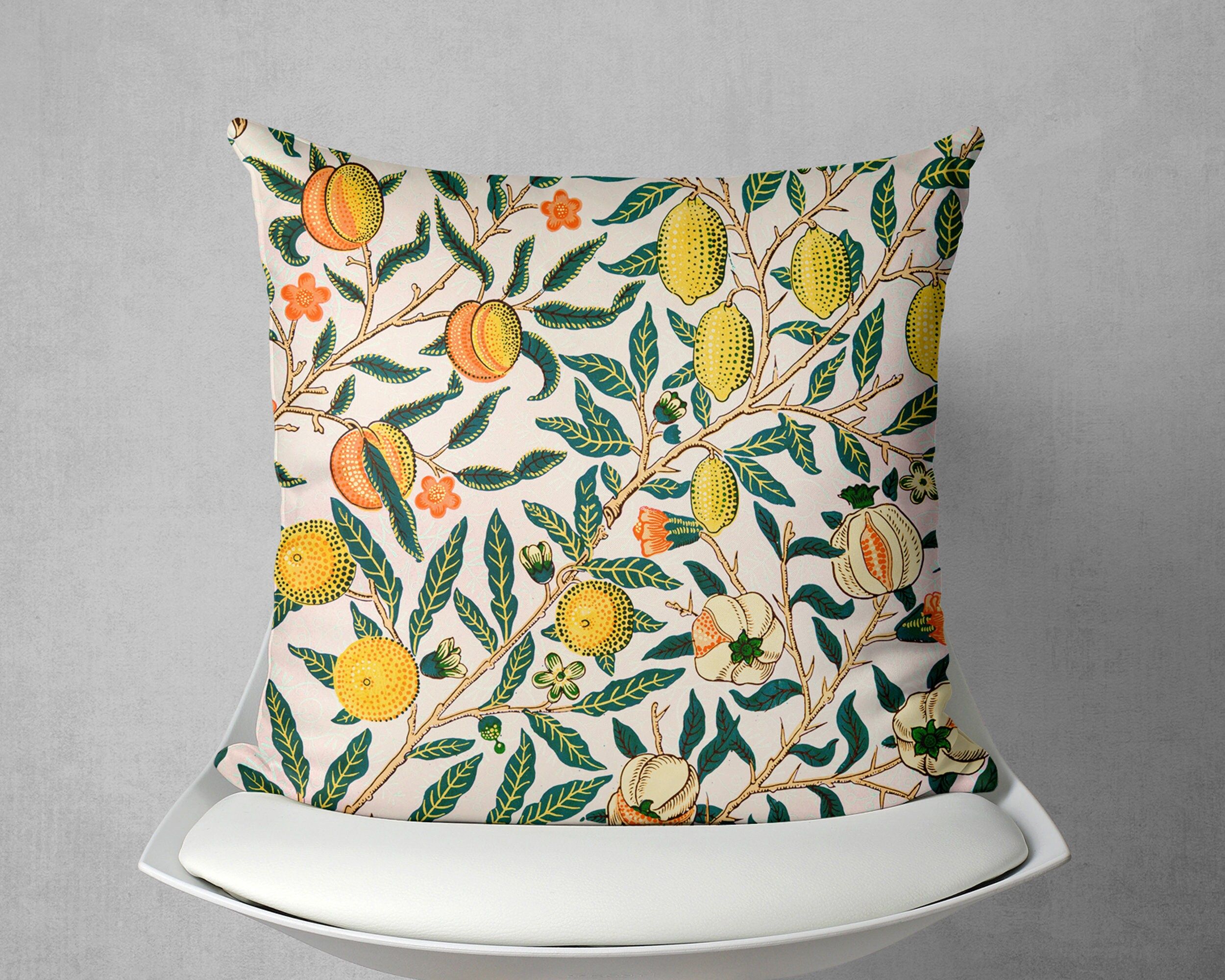 William Morris《Pomegranate》 Pillow cover 16 x 16-18 x 18-20 x 20-Throw pillow cover-Decorativ... | Etsy (US)