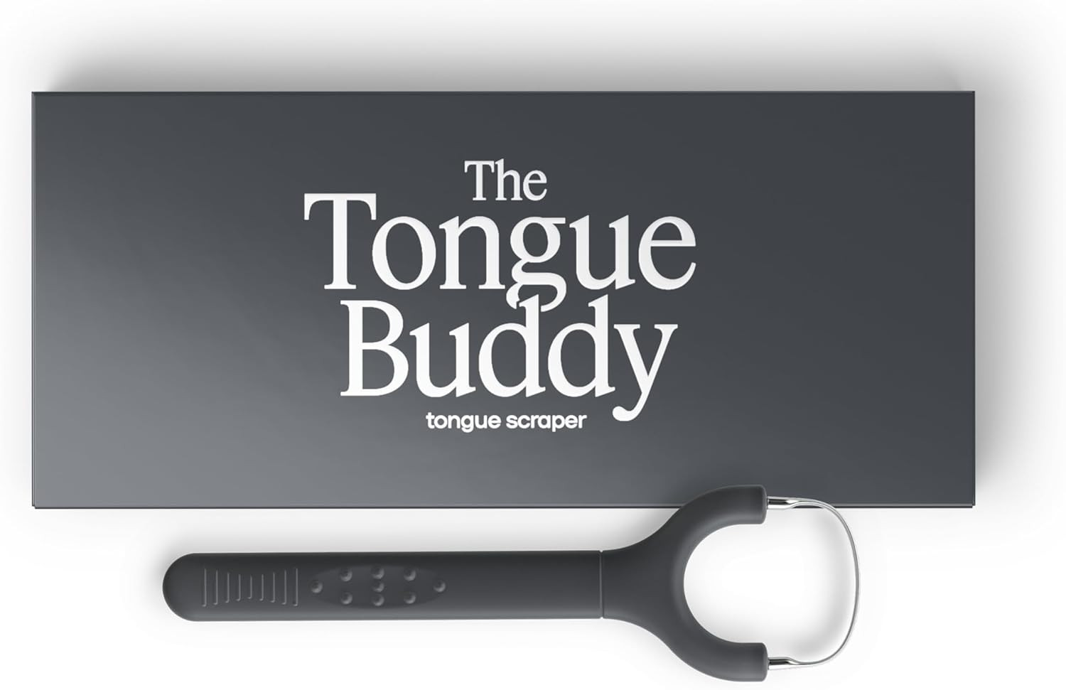 TheTongueBuddy™ Effective Tongue Scraper for Adults - Ergonomic Tongue Cleaner Promotes Fresher... | Amazon (US)