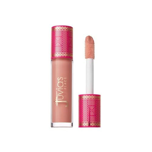 Juvia's Place Long Lasting Lip Gloss Reflect Barely There, Non-Sticky Luscious High Shine Glow, 16 oz, Light Neutral Beige, Smooth and Creamy | Amazon (US)