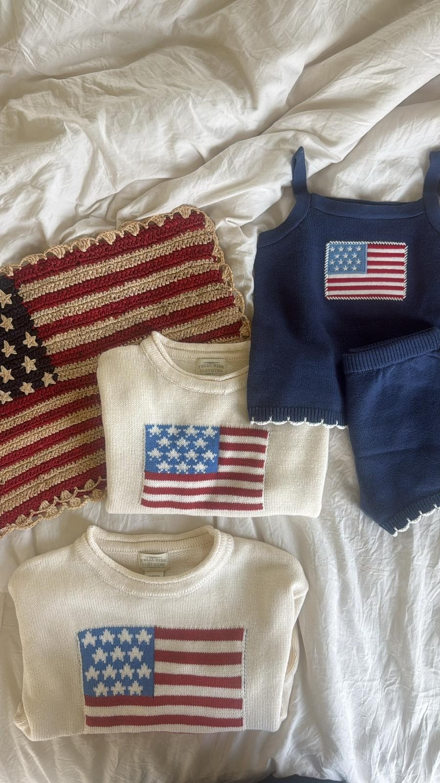 These TJ Maxx finds 😍😍 loving the kids clothes for the 4th of July and all summer long! The sweaters have toddler sizes and kid sizes but they are not the same listing! 

 #LTKmomlife #LTKSeasonal #LTKKids