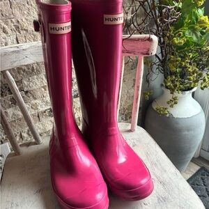 Hunter Pink Women's Winter & Rain Boots | Poshmark