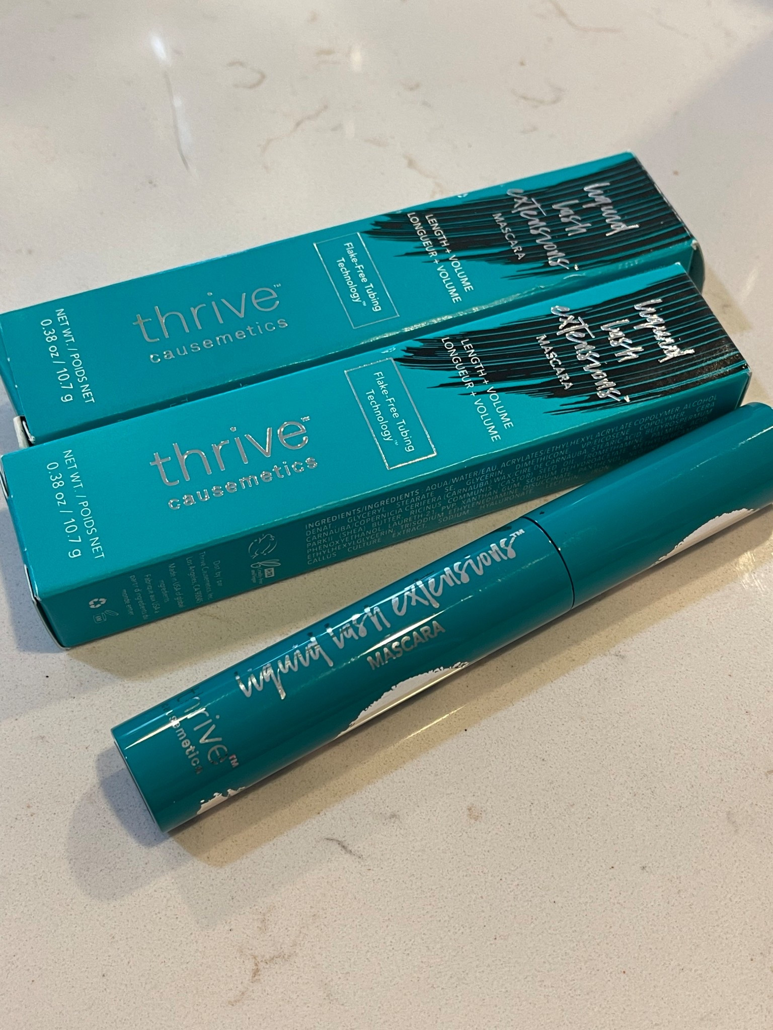 This mascara is the real deal. 🙌  
The Thrive Causemetics Liquid Lash Extensions Mascara gives you crazy length and definition without clumping or flaking. It’s a tubing formula, so it wraps each lash to make them look longer and fuller — almost like lash extensions.

Bonus: it comes off so easily with warm water. If you love a dramatic lash that still looks clean and natural, this one is a must.

Linking it here because I get asked about my mascara all the time. ✨
#LTKbeauty #LTKfinds #lashes

#LTKselfcare #LTKgrwm #LTKBeauty