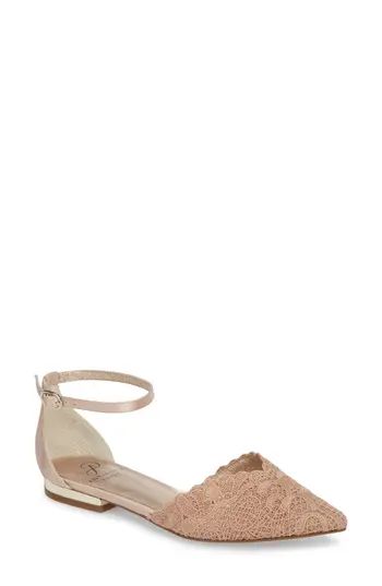 Women's Adrianna Papell Trala Ankle Strap Flat, Size 5.5 M - Pink | Nordstrom